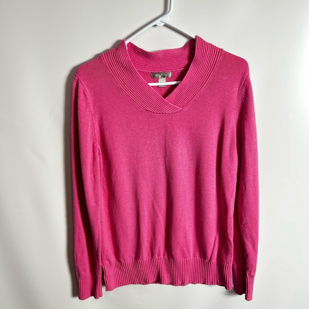 White Stag‎ Pink Long Sleeve sweater